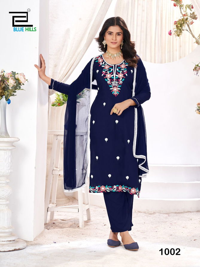 Saanvi By Blue Hills Rayon Kurti With Bottom Dupatta Wholesale Shop In Surat
